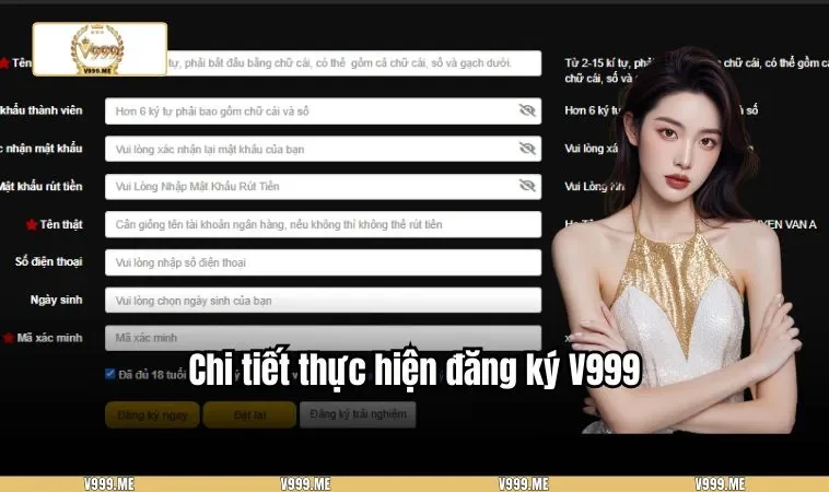 Đăng Ký V999 3371 Chi tiết thực hiện đăng ký V999