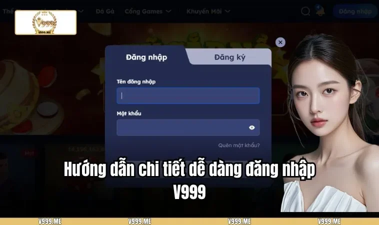 Đăng Nhập V999 3379 Hướng dẫn chi tiết dễ dàng đăng nhập V999