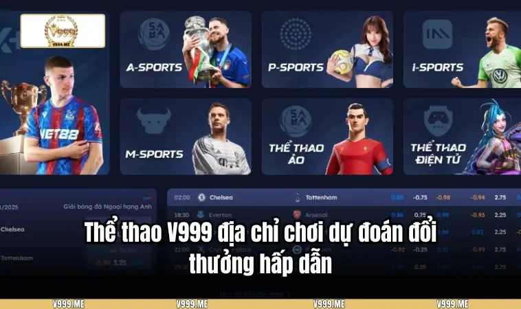 Thể Thao V999 3425 Thể thao V999 địa chỉ chơi dự đoán đổi thưởng hấp dẫn
